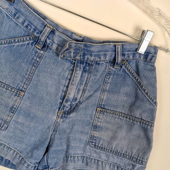 VINTAGE cargo denim shorts size 25" - Picture 3 of 5